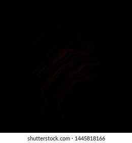 Dark Red vector layout with circular arc. Illustration in abstract style with gradient curved.  Pattern for booklets, leaflets.