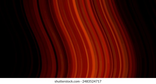 Dark Red vector layout with circular arc. Bright sample with colorful bent lines, shapes. Pattern for websites, landing pages.