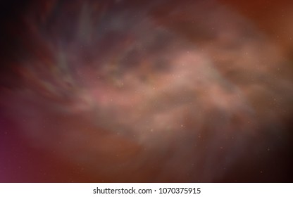 Dark Red vector layout with cosmic stars. Shining illustration with sky stars on abstract template. Template for cosmic backgrounds.