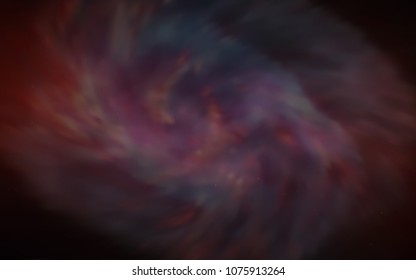 Dark Red vector layout with cosmic stars. Space stars on blurred abstract background with gradient. Smart design for your business advert.