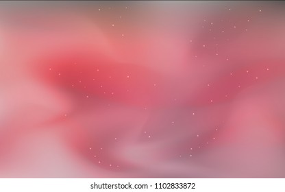 Dark Red vector layout with cosmic stars. Shining illustration with sky stars on abstract template. Smart design for your business advert.