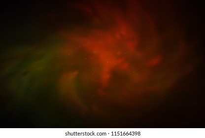 Dark Red vector layout with cosmic stars. Shining colored illustration with bright astronomical stars. Pattern for astronomy websites.