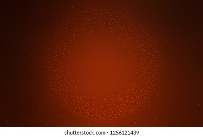 Dark Red vector layout with cosmic stars. Shining colored illustration with bright astronomical stars. Pattern for astrology websites.