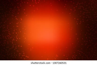 Dark Red vector layout with cosmic stars. Shining illustration with sky stars on abstract template. Smart design for your business advert.