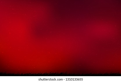 Dark Red vector layout with cosmic stars. Modern abstract illustration with Big Dipper stars. Pattern for astrology websites.