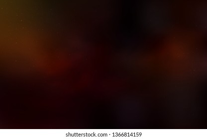 Dark Red vector layout with cosmic stars. Space stars on blurred abstract background with gradient. Pattern for astrology websites.