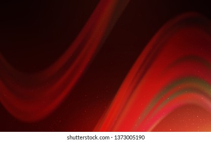Dark Red vector layout with cosmic stars. Shining illustration with sky stars on abstract template. Best design for your ad, poster, banner.