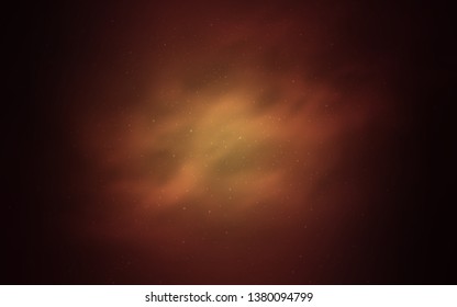 Dark Red vector layout with cosmic stars. Blurred decorative design in simple style with galaxy stars. Pattern for astrology websites.