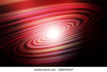 Dark Red vector layout with cosmic stars. Glitter abstract illustration with colorful cosmic stars. Pattern for astrology websites.