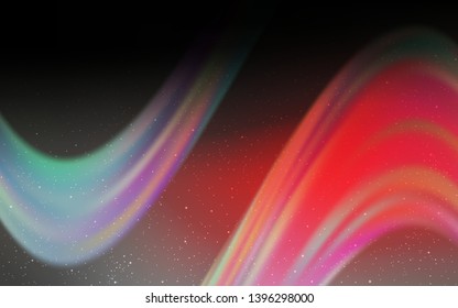 Dark Red vector layout with cosmic stars. Modern abstract illustration with Big Dipper stars. Pattern for futuristic ad, booklets.