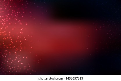 Dark Red vector layout with cosmic stars. Modern abstract illustration with Big Dipper stars. Pattern for astrology websites.