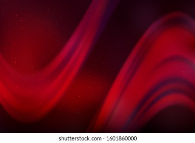 Dark Red vector layout with cosmic stars. Shining illustration with sky stars on abstract template. Pattern for astrology websites.