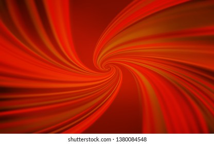 Dark Red vector layout with curved lines. Colorful geometric sample with gradient lines.  New composition for your brand book.