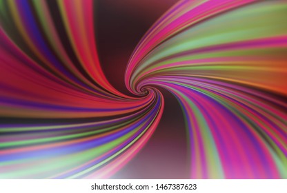 Dark Red vector layout with curved lines. A shining illustration, which consists of curved lines. Template for cell phone screens.