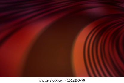 Dark Red vector layout with curved lines. Geometric illustration in abstract style with gradient.  A completely new design for your business.