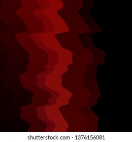 Dark Red vector layout with curves. Gradient illustration in simple style with bows. Pattern for websites, landing pages.