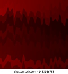 Dark Red vector layout with curves. Colorful abstract illustration with gradient curves. Pattern for ads, commercials.