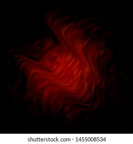 Dark Red vector layout with curves. Colorful illustration in abstract style with bent lines. Pattern for busines booklets, leaflets