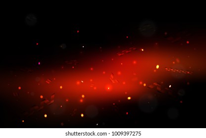 Dark Red vector layout with festival confetti. Blurred decorative design in anniversary style with confetti. The pattern can be used for birthday gifts, congratulations.