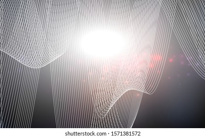 Dark Red vector layout with festival confetti. Beautiful colored illustration with ribbon in celebration style. The pattern can be used for carnival, festival leaflets.