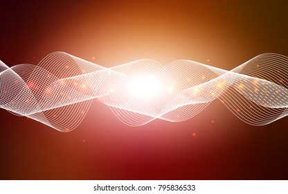 Dark Red vector layout with festival confetti. Confetti on blurred abstract background with colorful gradient. New design for ad, poster, banner of your Party.