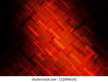 Dark Red vector layout with flat lines. Modern geometrical abstract illustration with staves. The pattern can be used for websites.