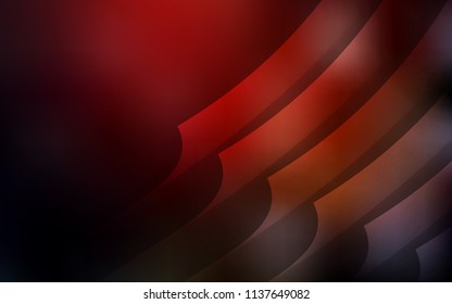 Dark Red vector layout with flat lines. Glitter abstract illustration with colored sticks. Pattern for your busines websites.