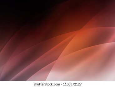 Dark Red vector layout with flat lines. Lines on blurred abstract background with gradient. Smart design for your business advert.