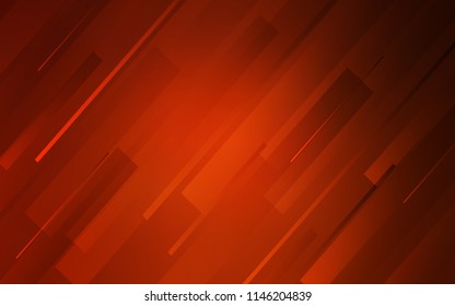 Dark Red vector layout with flat lines. Decorative shining illustration with lines on abstract template. Template for your beautiful backgrounds.