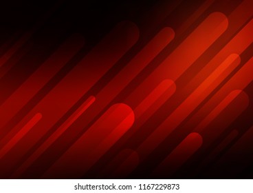 Dark Red vector layout with flat lines. Glitter abstract illustration with colored sticks. The pattern can be used as ads, poster, banner for commercial.