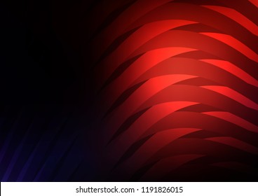 Dark Red vector layout with flat lines. Blurred decorative design in simple style with lines. Smart design for your business advert.