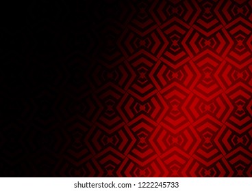 Dark Red vector layout with flat angular lines. Shining illustration with lines on abstract template. Backdrop for TV commercials.