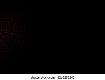 Dark Red vector layout with flat lines. Lines on blurred abstract background with gradient. Smart design for your business advert.