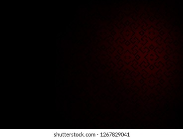Dark Red vector layout with flat lines. Lines on blurred abstract background with gradient. Backdrop for TV commercials.