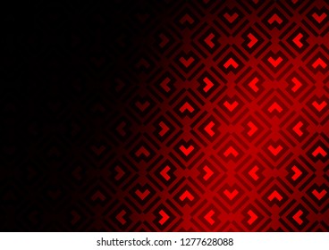 Dark Red vector layout with flat lines. Modern geometrical abstract illustration with staves. Backdrop for TV commercials.