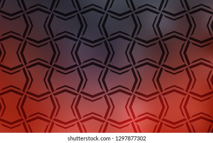 Dark Red vector layout with flat lines. Modern geometrical abstract illustration with Lines. The pattern for ad, booklets, leaflets.