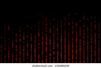 Dark Red vector layout with flat lines. Lines on blurred abstract background with gradient. Pattern for websites, landing pages.
