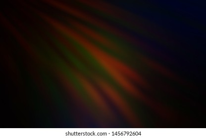 Dark Red vector layout with flat lines. Lines on blurred abstract background with gradient. Template for your beautiful backgrounds.