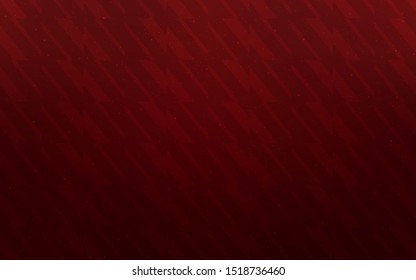 Dark Red vector layout with flat lines. Glitter abstract illustration with colorful sticks. Best design for your ad, poster, banner.