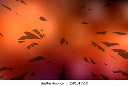 Dark Red vector layout with flat lines. Modern geometrical abstract illustration with staves. Pattern for ads, posters, banners.