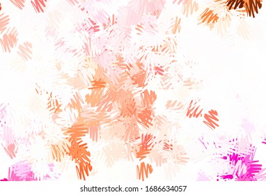 Dark Red vector layout with flat lines. Colorful shining illustration with lines on abstract template. Pattern for your busines websites.