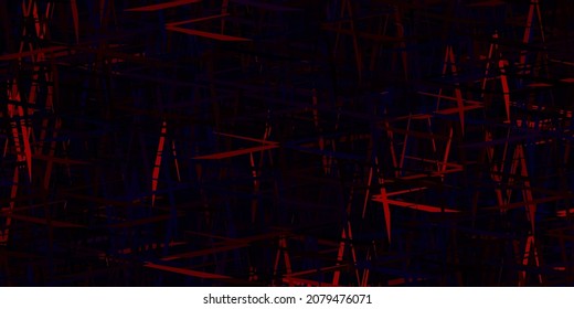 Dark Red vector layout with flat lines. Modern geometrical abstract illustration with Lines. Pattern for your busines websites.