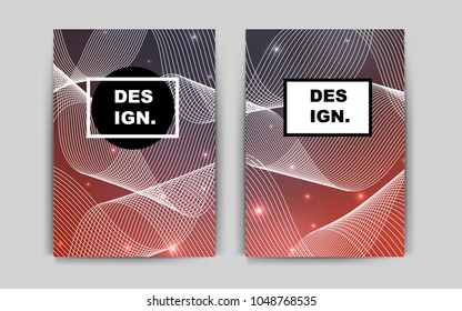 Dark Red vector layout for Leaflets. Web interface on abstract background with colorful gradient. Pattern for ads, leaflets, labels of your business.