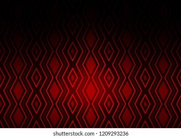 Dark Red vector layout with lines, rectangle. Colorful lines, squares on abstract background with gradient. Pattern for business booklets, leaflets.