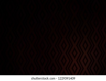 Dark Red vector layout with lines, rectangle. Colorful lines, squares on abstract background with gradient. Pattern for websites, landing pages.