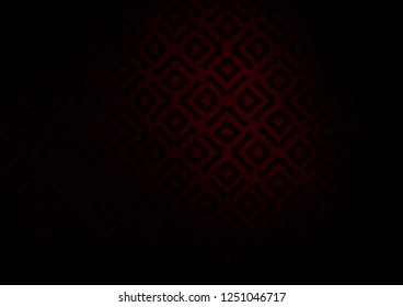Dark Red vector layout with lines, rectangle. Colorful lines, squares on abstract background with gradient. Pattern for business booklets, leaflets.