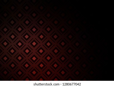 Dark Red vector layout with lines, rectangle. Colorful decorative design in simple style with lines, rhombuses. Pattern for websites, landing pages.