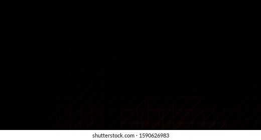 Dark Red vector layout with lines. Gradient abstract design in simple style with sharp lines. Best design for your posters, banners.