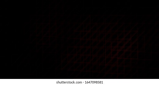 Dark Red vector layout with lines. Gradient abstract design in simple style with sharp lines. Best design for your posters, banners.