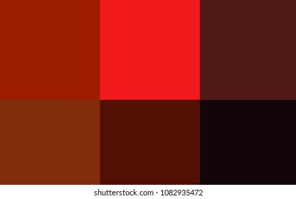 Dark Red vector layout with set of colors. Abstract palette with samples of rainbow colors. Set of colors for clever designers.